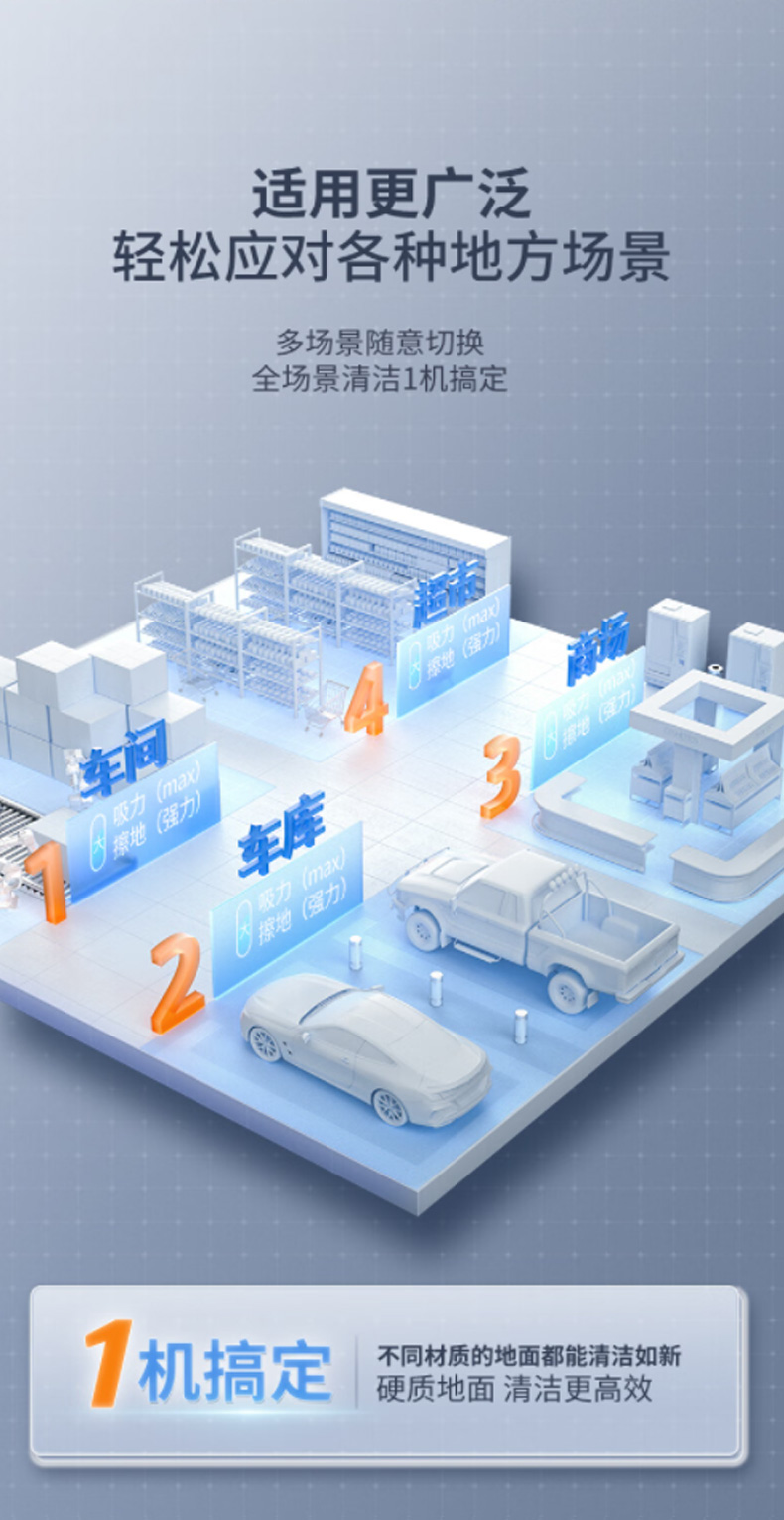 鼎洁盛世驾驶式洗地机JM85M57
